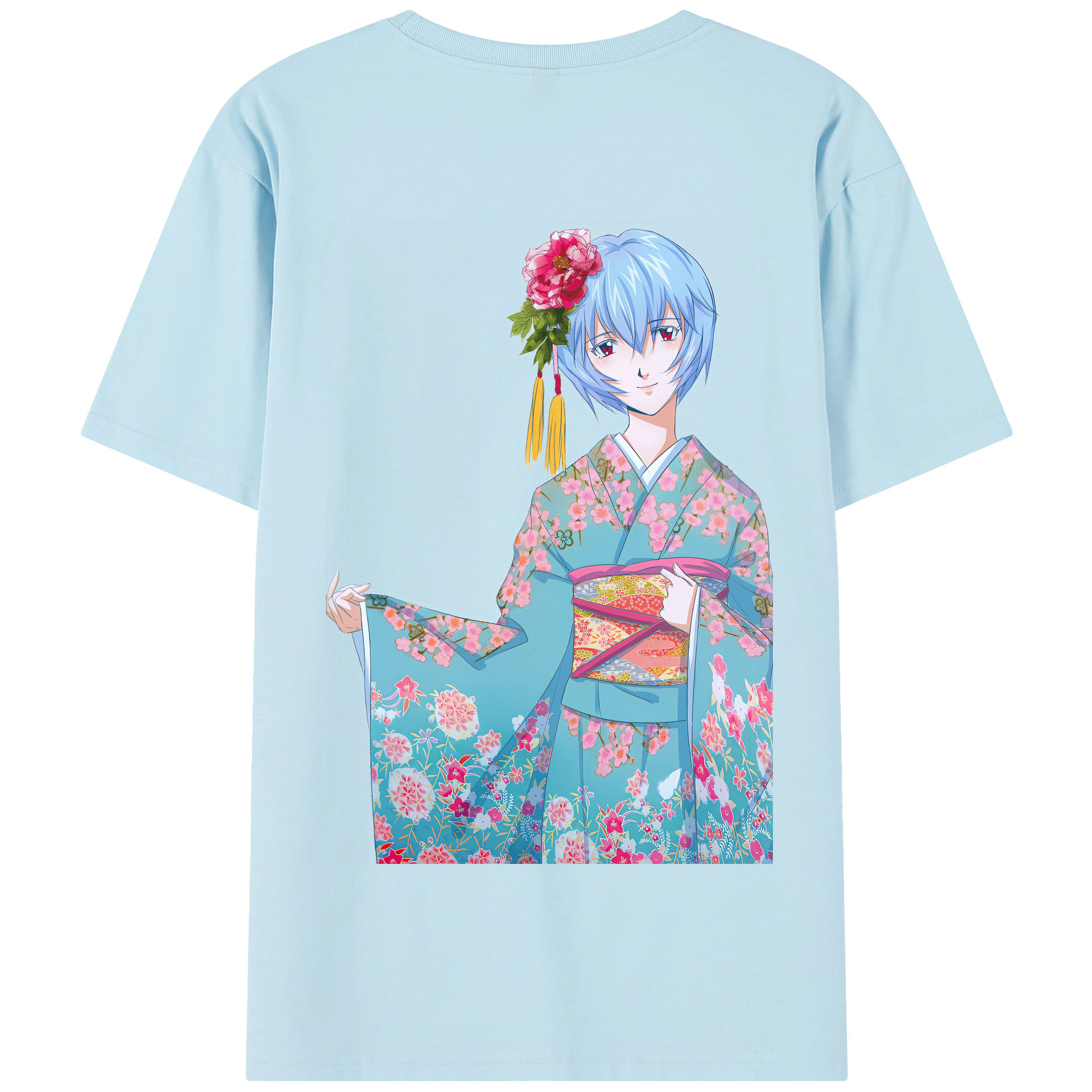 （画像用） EVA 新世紀エヴァンゲリオン 綿100％半袖Tシャツ（背面プリント）